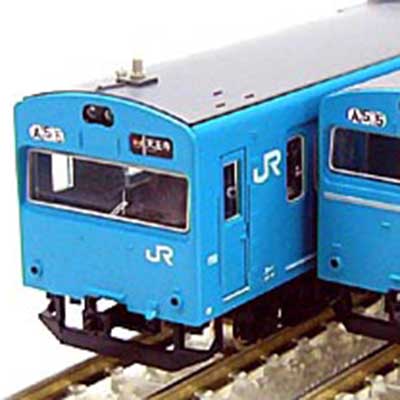 JR103系N40体質改善車スカイブルー(阪和線) 高運転台・低運転台 トータル＆増結セット (塗装済組立)