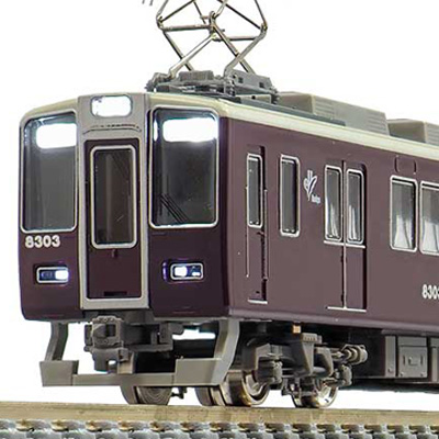 阪急8300系（2次車 8303編成 白ライト）8両編成セット（動力付き） 商品画像