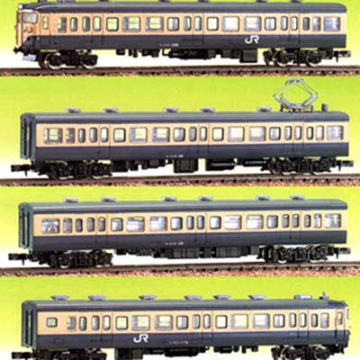 JR111(115)系初期型 4両編成＆増結セット (未塗装組立) 商品画像