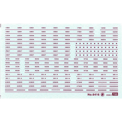 東武ステンレス製通勤車車両マークインレタ(赤・白色文字) 商品画像