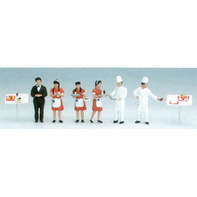 【HO】 ブルートレイン食堂車乗務員 商品画像