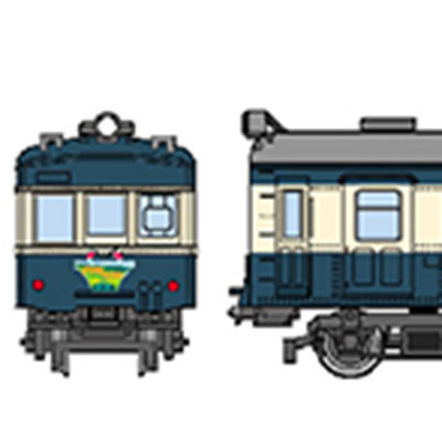 国鉄モハ43系+54系 スカ色 飯田線「さようならゲタ電」号 4両セット 商品画像