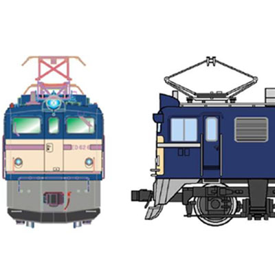 【HO】 ed62-6・青色・PS22・ワイパー交換車・シールドビーム・飯田線 商品画像