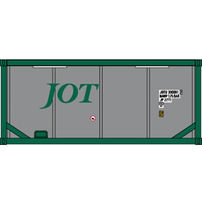 20ftタンクコンテナ フレームタイプ JOT グリーン シルバータンク 商品画像