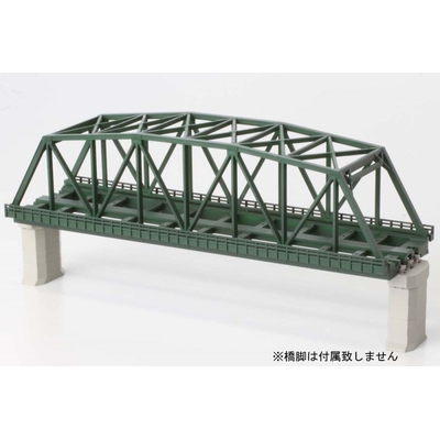【Z】 複線トラス鉄橋(220mm・グリーン・レール無し)