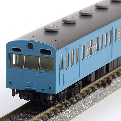 103系通勤電車(初期型非冷房車・スカイブルー)基本＆増結セット 商品画像