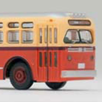ワールドバスコレクション GMC TDH4512（橙色）WB002