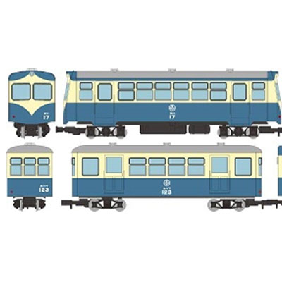鉄道コレクション ナローゲージ80 猫屋線 キハ17 ホハフ123 ホハフ110形新塗装 3両セット