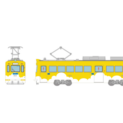 鉄道コレクション 阪堺電車モ501形 501号車（雲形イエロー） 商品画像