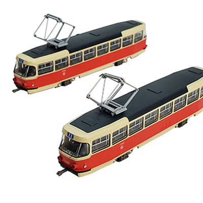 鉄道コレクション プラハトラム タトラT3タイプ2両セットC 商品画像