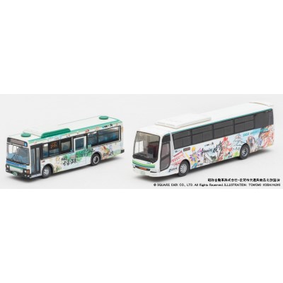 ザ バスコレクション SaGa風呂バス （昭和バス 佐賀市交通局）2台セットB 商品画像