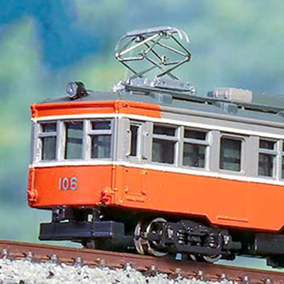 箱根登山鉄道旧型車モハ1+モハ2 未塗装ディスプレイキット　商品画像