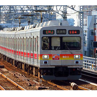 東急電鉄9000系（大井町線 9011編成 黄色テープ付き）5両編成セット（動力付き）　商品画像