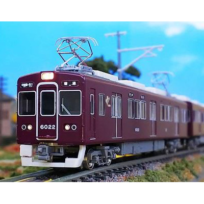阪急6000系（旧塗装 今津（南）線 甲陽線）3両編成セット（動力付き）　商品画像