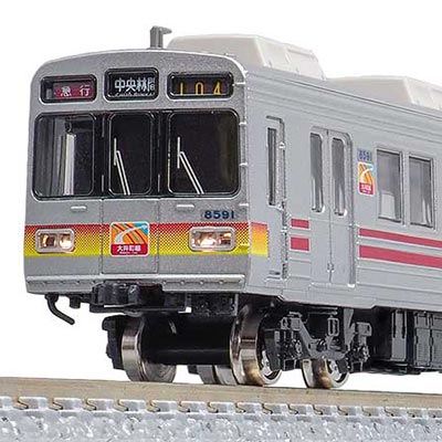 東急電鉄8590系（大井町線 グラデーション帯）5両編成セット（動力付き）　商品画像