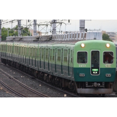 京阪2400系1次車・旧塗装 ひし形パンタグラフ車(ロゴなし)7両セット　商品画像