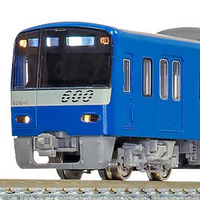京急600形（更新車 KEIKYU BLUE SKY TRAIN 行先点灯 マークなし）8両編成セット（動力付き）　商品画像