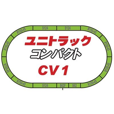 CV1 ユニトラックコンパクト エンドレス基本セット　商品画像