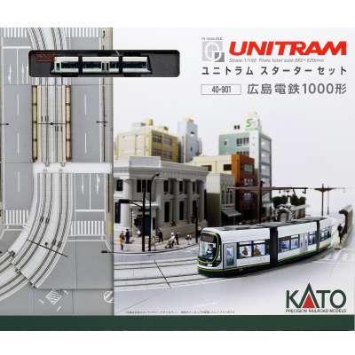 ユニトラムスターターセット 広島電鉄1000形　商品画像