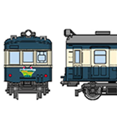 国鉄モハ43系+54系 スカ色 飯田線「さようならゲタ電」号 4両セット　商品画像