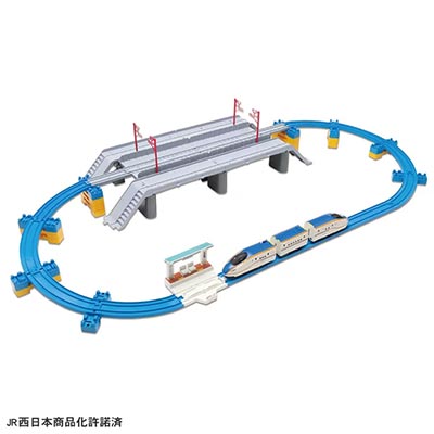 W7系北陸新幹線かがやき 鉄道道路併用橋セット　商品画像