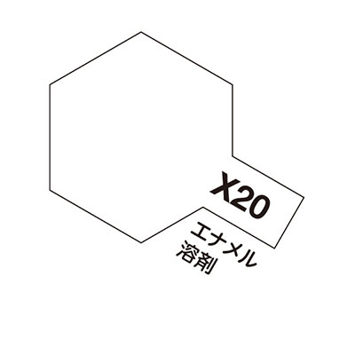 X-20 溶剤大びん 光沢 エナメル塗料 タミヤカラー　商品画像