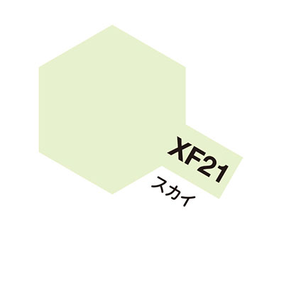 XF21 スカイ つや消し エナメル塗料 タミヤカラー　商品画像