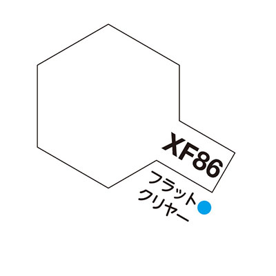 XF86 フラットクリヤー つや消し アクリルミニ タミヤカラー　商品画像