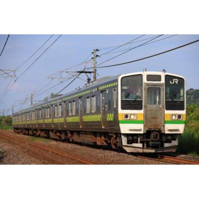 211-3000系近郊電車（両毛線 矢絣色）セット（4両）　商品画像