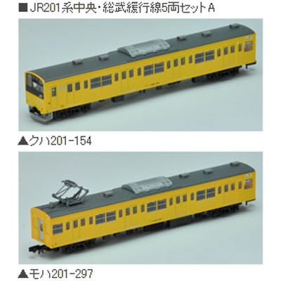 鉄コレ JR201系総武緩行線5両セットA　商品画像