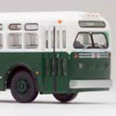 ワールドバスコレクション GMC TDH4512（緑色）WB003　商品画像
