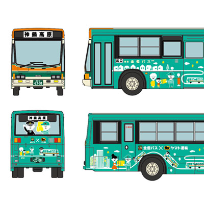 ザ バスコレクション 全但バス ヤマト運輸客貨混載バス　商品画像
