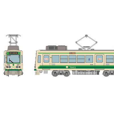 鉄道コレクション 東京都交通局7000形 （更新車 新塗装）　商品画像