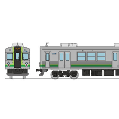 鉄道コレクション 養老鉄道7700系TQ12編成（緑歌舞伎）3両セットA　商品画像