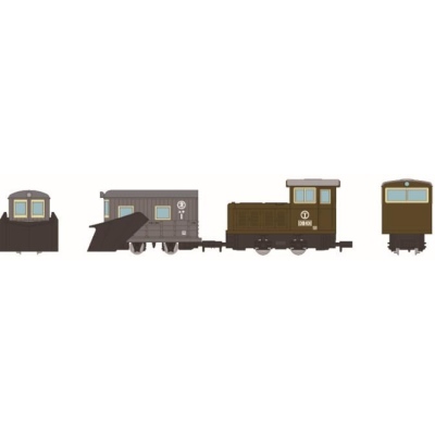 鉄道コレクション ナローゲージ80 猫屋線 ユキ1 DB101茶色塗装 2両セット　商品画像
