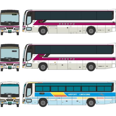 ザ バスコレクション 阪急バスグループ再編記念3台セット　商品画像