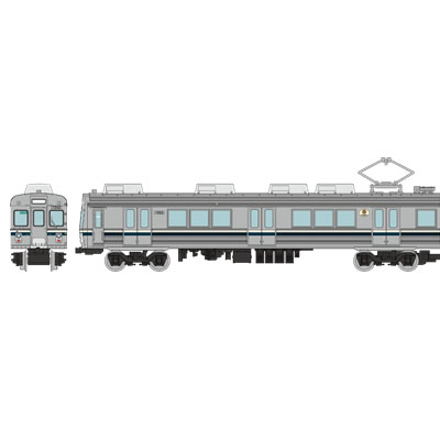鉄道コレクション 上田電鉄7200系2両セットC 　商品画像