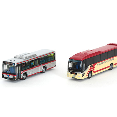 ザ バスコレクション 長電バス（長野-東京線60周年記念）2台セット　商品画像