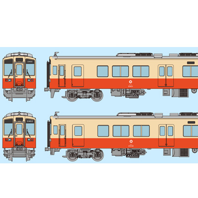 鉄道コレクション 関東鉄道キハ2400形 復刻塗装 2両セット　商品画像