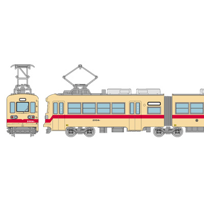 鉄道コレクション 筑豊電気鉄道2000形 2004号（初代塗装）　商品画像