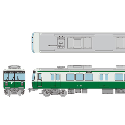 鉄道コレクション 神戸市営地下鉄 西神 山手線 2000形 ありがとう2122編成6両セット　商品画像