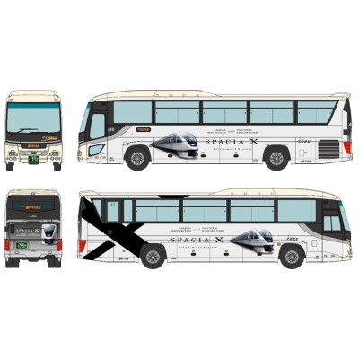 ザ・バスコレクション 東武バス日光 東武特急スペーシア Xラッピングバス　商品画像