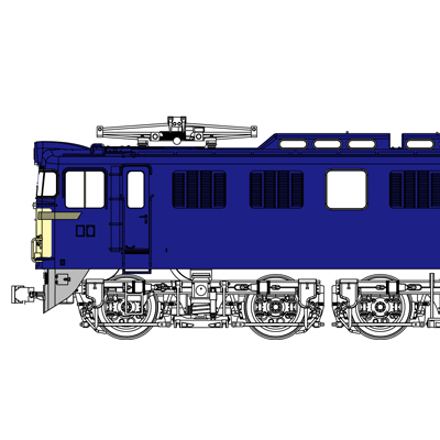 国鉄EF60第2次量産型一般色1灯　商品画像