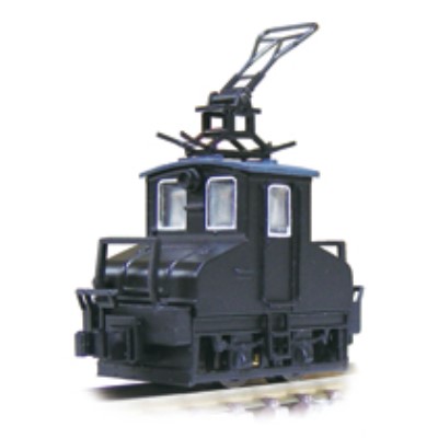 銚子電気鉄道 デキ3 電気機関車（ビューゲル仕様/車体色 黒 /動力付）　商品画像