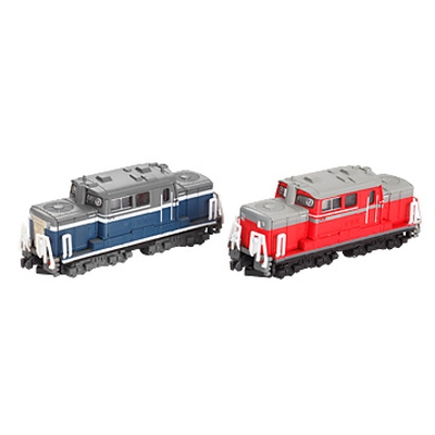 DD51形ディーゼル機関車 A更新車(青色)・B更新車(赤色) 2両セット
