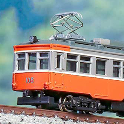 箱根登山鉄道旧型車モハ1+モハ2 未塗装ディスプレイキット