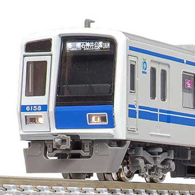 西武6000系アルミ車（6158編成 ベンチレータ撤去後） 基本＆増結セット