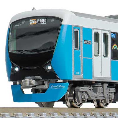 静岡鉄道A3000形（クリアブルー 新ロゴ）2両編成セット（動力付き）