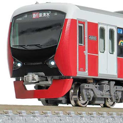 静岡鉄道A3000形（パッションレッド 新ロゴ）2両編成セット（動力付き）