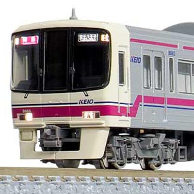 京王8000系（車番選択式・ロングスカート・分割編成）基本4両編成セット（動力付き）